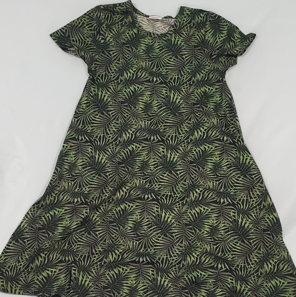 Dress, Lularoe, size small, palm tree print